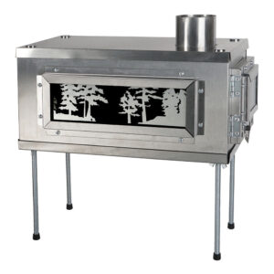 بخاری هیزمی استیل تاشو