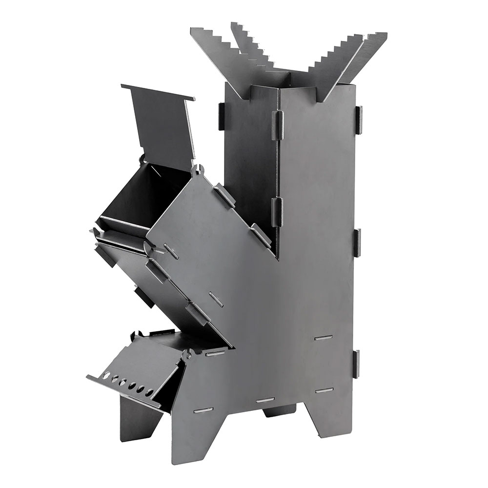 ojagh-rocket-stove اجاق هیزمی مدل راکت استو